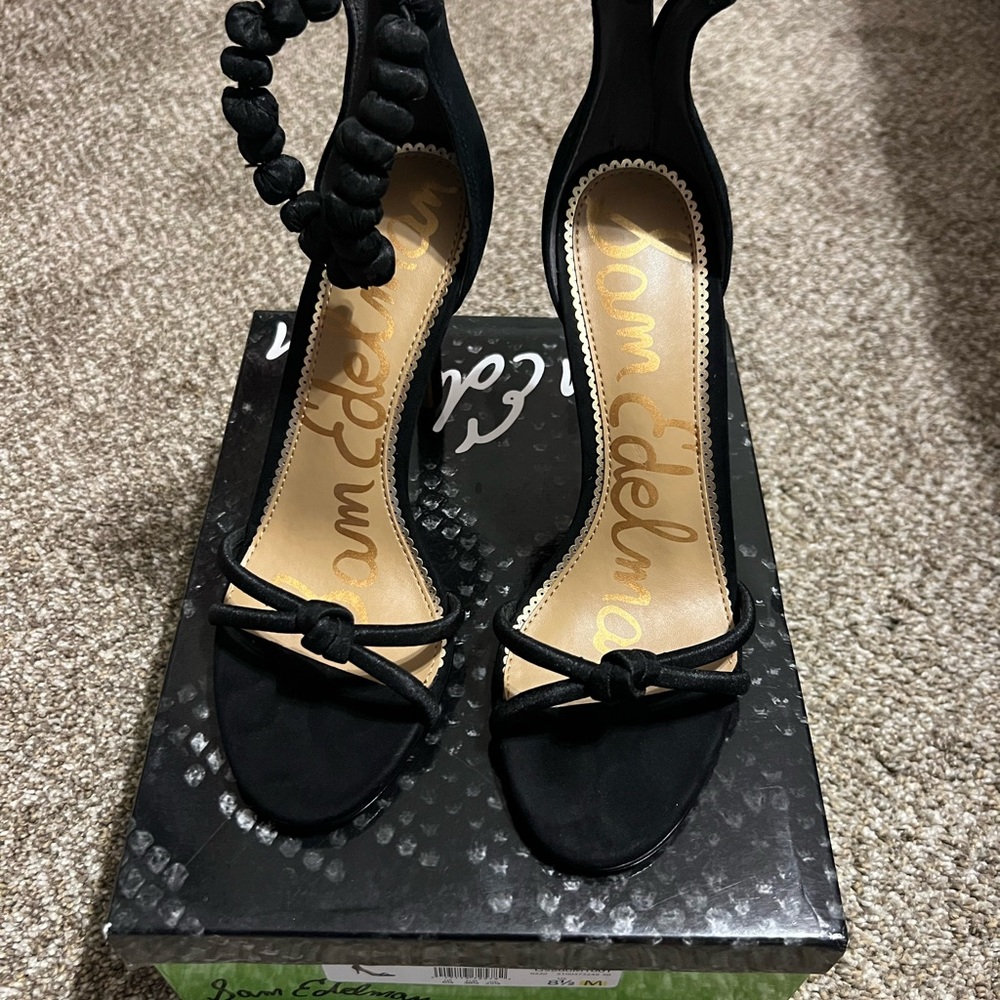 Sam Edelman Black Heels Elegant Design